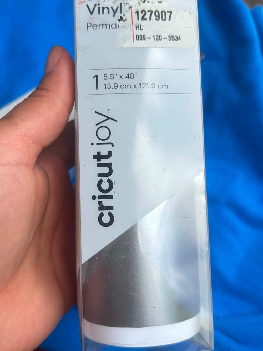 Cricut Joy Permanent Silver Vinyl Roll